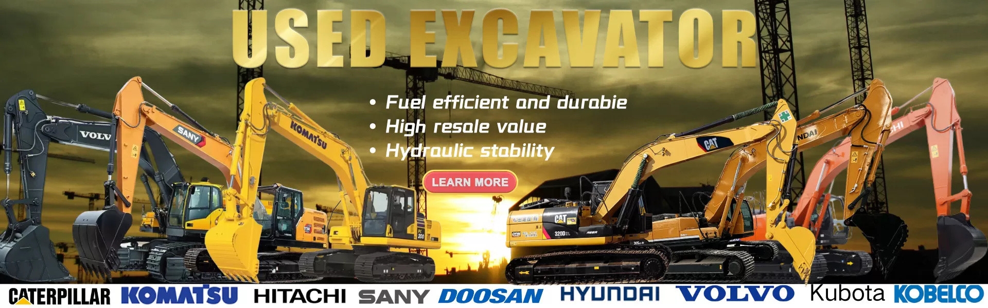 quality Used CAT Excavators factory